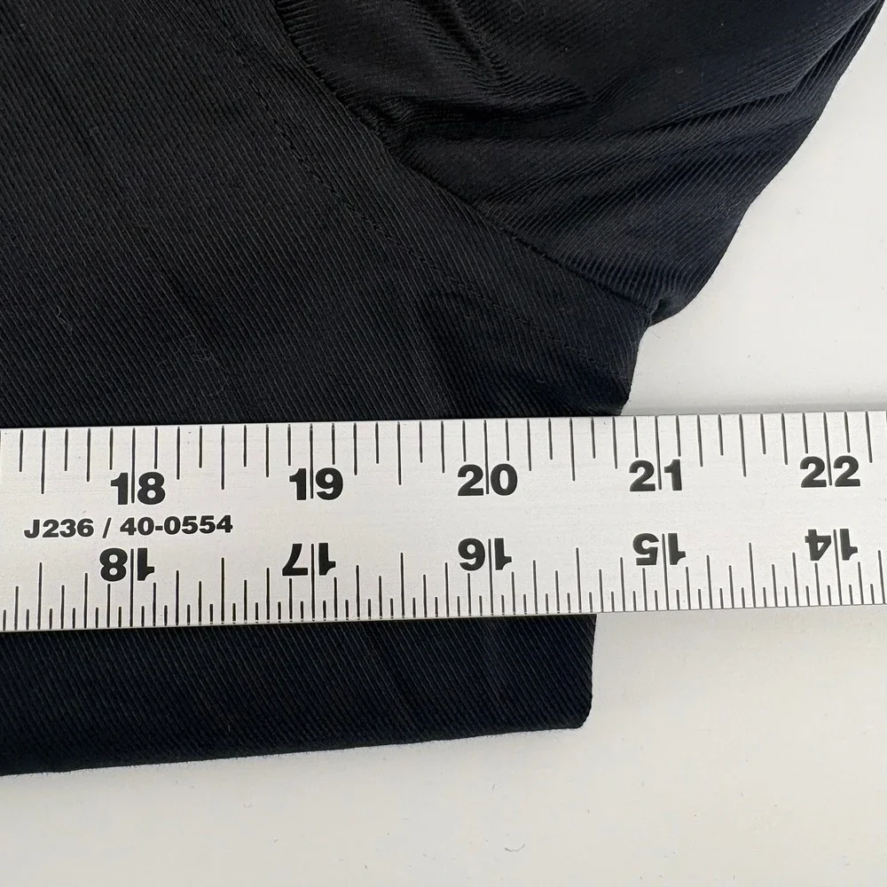 Express Extra Slim 1MX Mens Black Button Down Shirt Long Sleeve Medium NWT